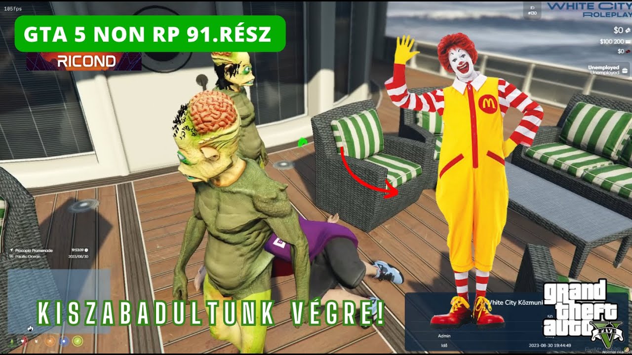 Gta 5 Non RP! Magyar szerver 91. rész. Kisgyerek a közmunka hajón 🤣🤣