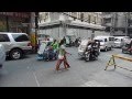 Traffic in downtown manila philippines