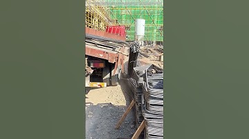Steel Unloading: The Clever Truck Bed Trick That Moves Tons of Rebar Fast