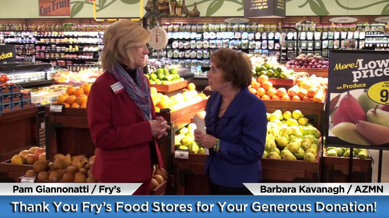 Fry's Food Stores Employees Donate 3000 to AZMN YouTube