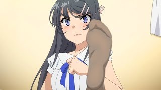 Sakurajima Mai [Seishun Buta Yarou wa Bunny Girl Senpai no Yume wo Minai]  (1386x2700) - Original from Manga ; Modified by Me : r/Animewallpaper