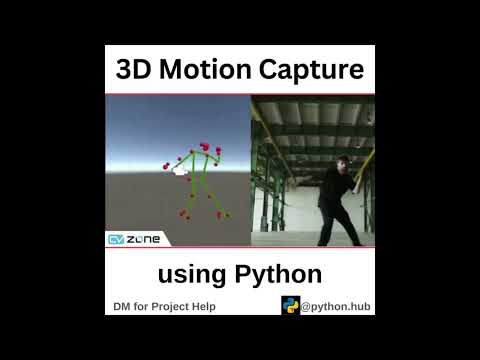 3D Motion Capture using Python status