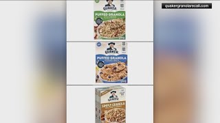 Here's how to check if your granola products are part of the Quaker Oats recall