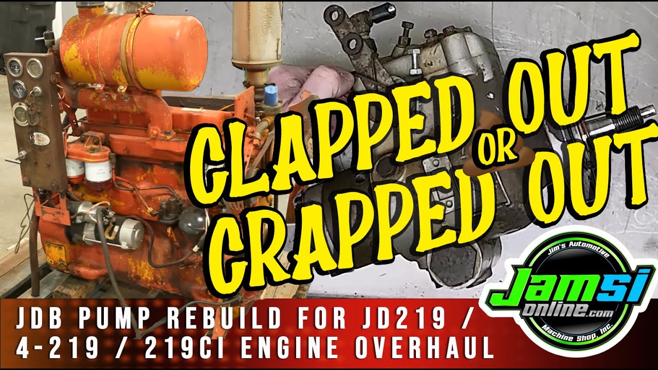 Complete JDB Pump Rebuild for @JAMSIONLINE ZERO Compression JD 219 Engine - JDB435-MD2802 on 4-219