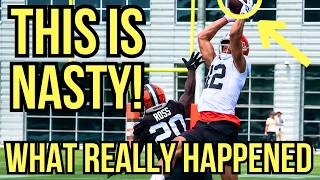 Denzel Boston LOOKS NASTY At Cleveland Browns OTAs Minicamp Practice