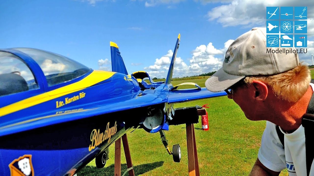 F18 BLUE ANGEL 17,5 RC TURBINE JET GENERICFLY KARSTEN BÄR 50