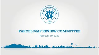 Parcel Map Review Committee | February 10, 2022