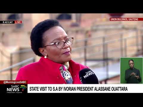 President Alassane Ouattara on a State Visit to South Africa