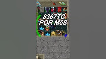 Como Farmar um Salário Mínimo jogando TIBIA #tibia