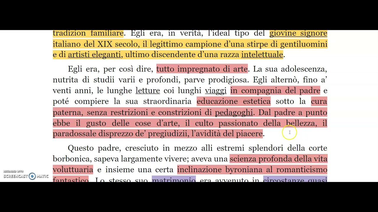 Il ritratto dell'esteta - Analisi - YouTube