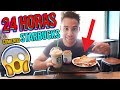 24 horas COMIENDO en STARBUCKS - I Only Ate STARBUCKS FOOD for 24 hours Challenge
