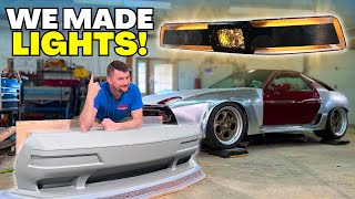 Giving This Car a HUGE Facelift — DIY Lights, Custom Bumper, Widebody Porsche - 928 Ep. 29