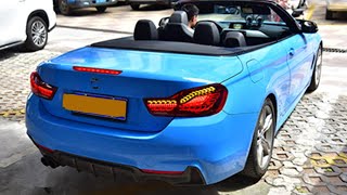 New Clear GTS Tail Lights for a BMW 4 Series M4 Coupe