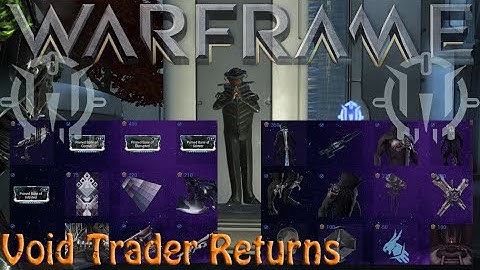 Warframe - Void Traders Returned! 151st Rotation [25th September 2020]