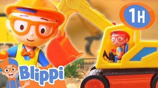 The Excavator Toy Song | Blippi Toy Play Learning | Best Cars & Truck Videos For Kids