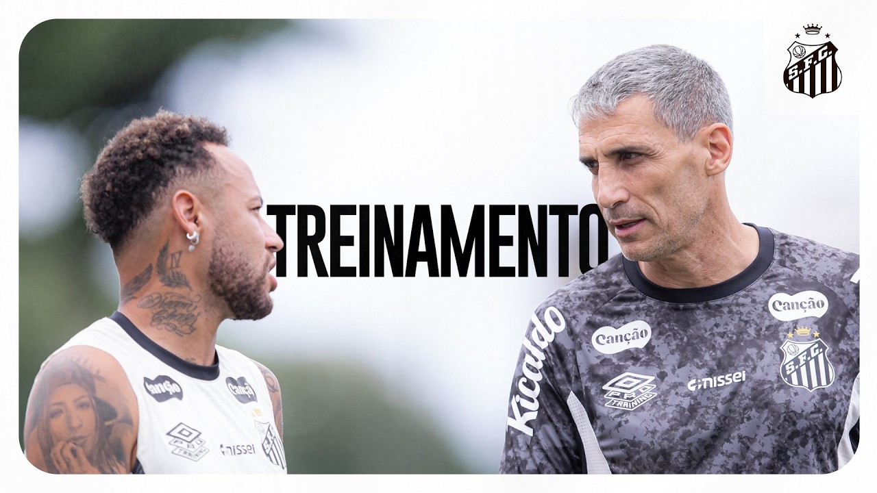 SANTOS FC TREINA NO CT REI PELÉ NESTA TERÇA-FEIRA