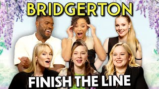 Can The Bridgerton Cast Finish The Bridgerton Lines? React