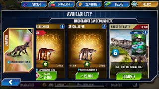 TOURNAMENT BATTLE (5% ~ 1%) - JURASSIC WORLD THE GAME KAPROSUCHUS GEN 2