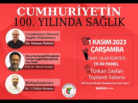 Cumhuriyetin 100. Yılında Sağlık Paneli