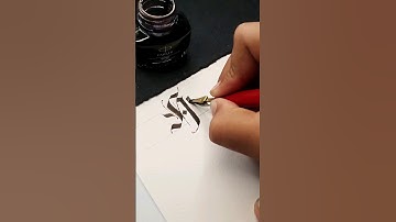 Hope Blackletter Calligraphy with a broad edged pen x artbyabhishek1 #calligraphymasters #hope