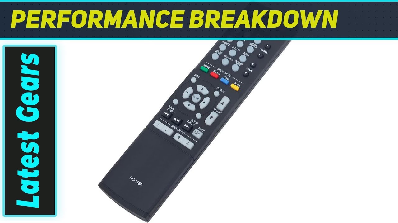 RC-1189 Denon Remote Replacement - Works Instantly - YouTube