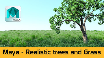 Maya 2016 - Create realistic grass and trees using Paint FX