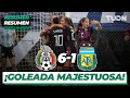Resumen y goles | México 6-1 Argentina | Amistoso femenil Internacional | TUDN