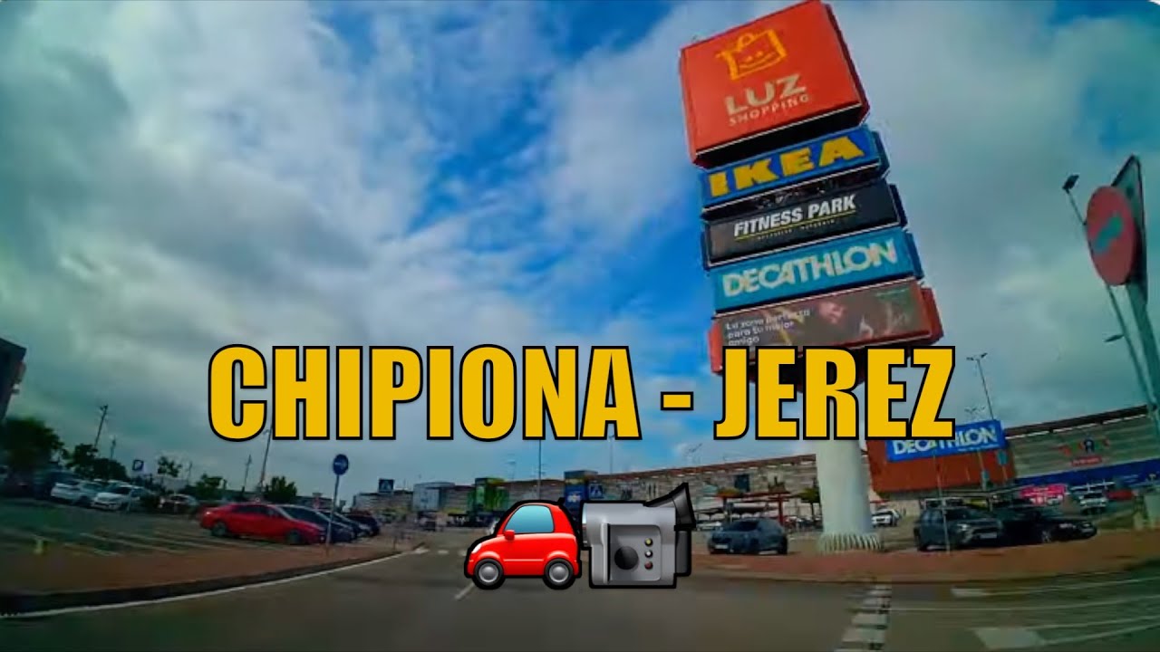 🚗📹  Chipiona to Decathlon Jerez Car Drive - Cádiz, Andalusia, Spain 4K