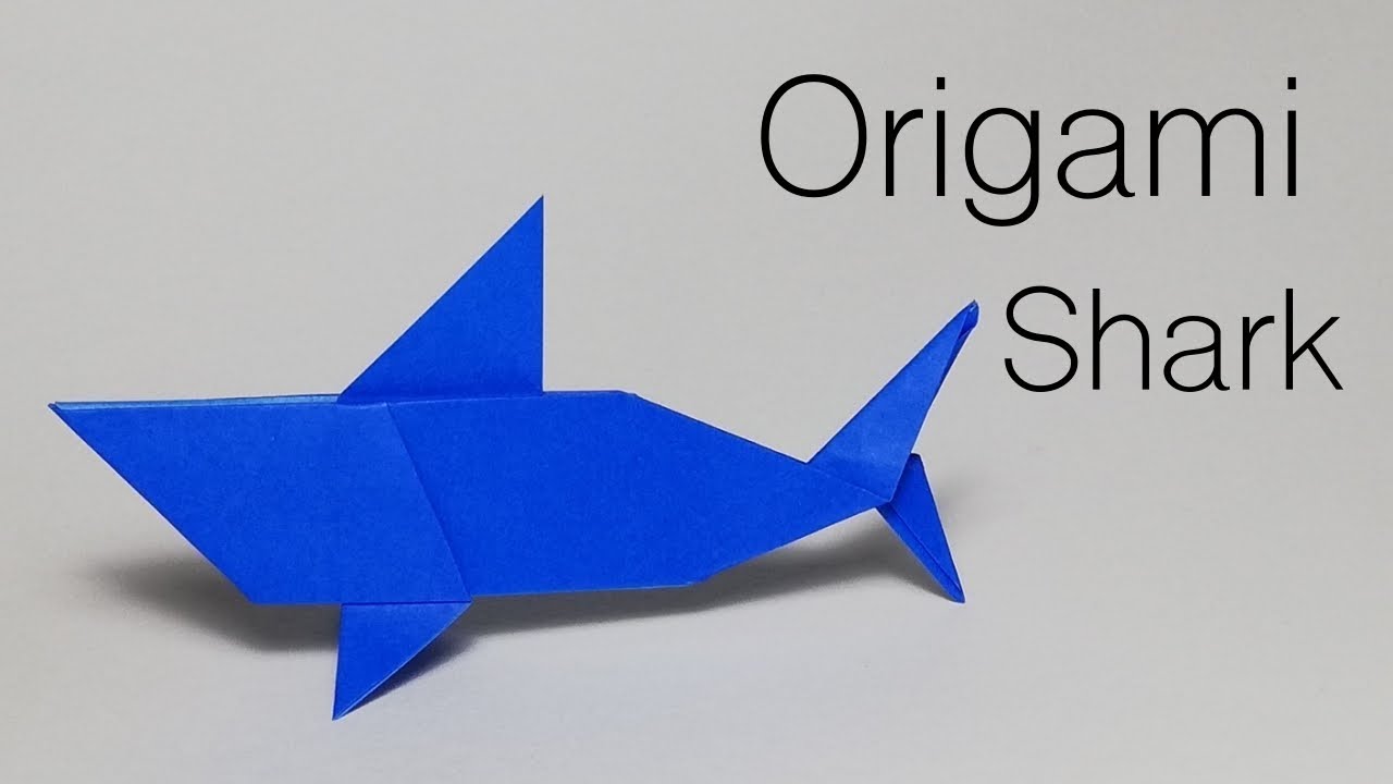 折り紙 動物 サメ 鮫 48 Origami Hiroshi Youtube