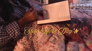 Work From Home Day ✨ | Slow Morning Routine, Tea, Breakfast & Reading | UK
