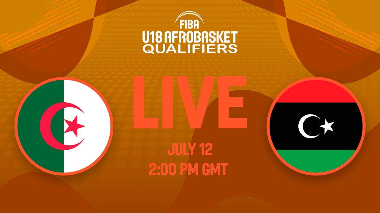 Zone 1 | Algeria v Libya | Full Basketball Game FIBA U18 AfroBasket Qualifiers 2026
