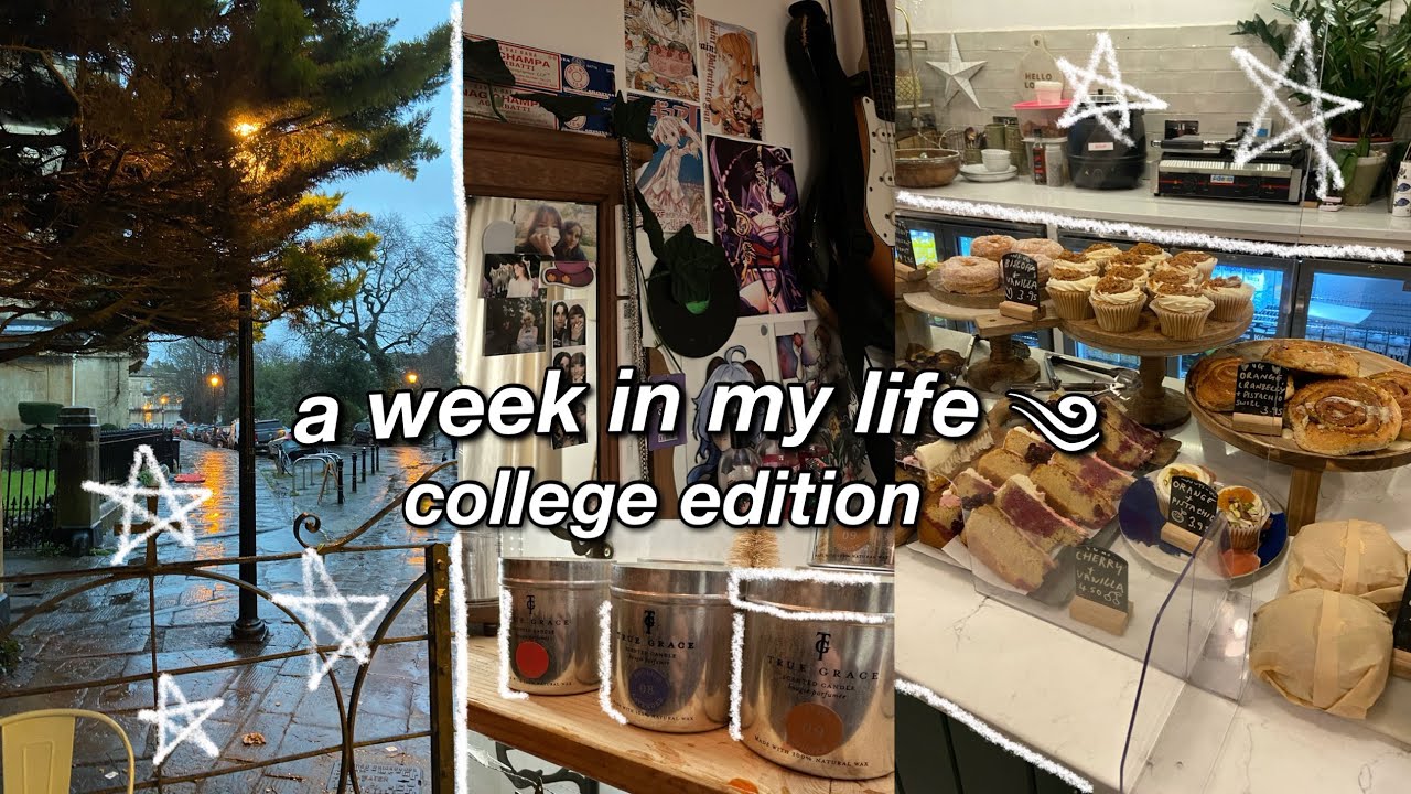 a week in my life | college, manga shopping, birthday's ♡