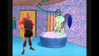 Vagineer drops by Squidwards house