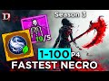Diablo 4 season 3 lvl 1100 speedrun  necromancer expert  part 4