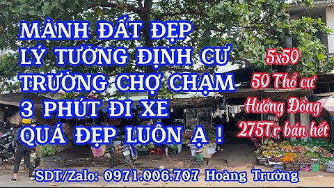 🔊⚡️MẢNH ĐẤT ĐẸP QUÁ ƯNG BỤNG ANH CHỊ ƠI, TRƯỜNG CHỢ TRẠM 600M CÁCH THÀNH PHỐ CÓ 5KM |Nhà đất giá rẻ