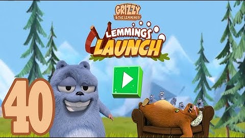 Grizzy and the Lemmings: Lemming Launch - Gameplay walkthrough Part 40 (Android, IOS)