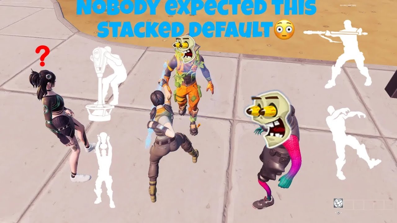 Nobody Expected This Default To Have Every Rare Emote In Fortnite😳