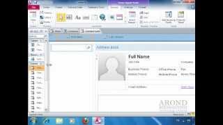 Using Access 2010 - Change the Navigation Pane View Profile