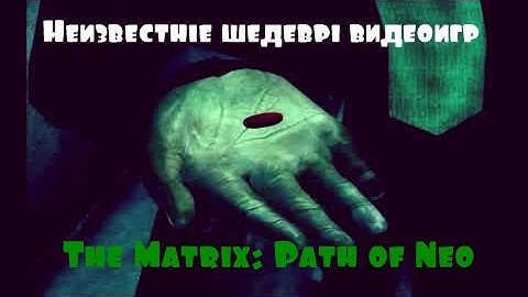 Неизвестные шедевры видеоигр#1 (The Matrix: Path of Neo)