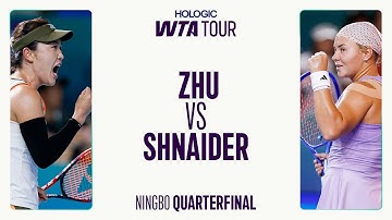Lin Zhu vs. Diana Shnaider | 2025 Ningbo Quarterfinal | WTA Match Highlights