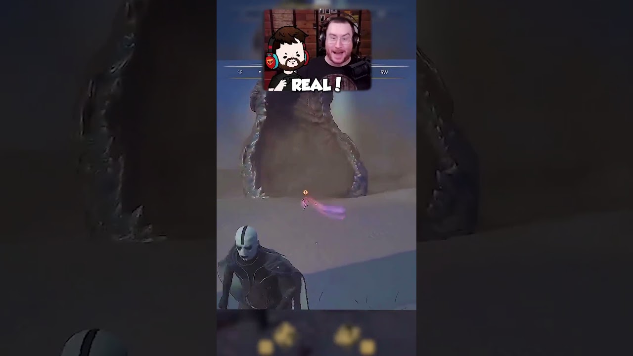 Close Call with a Giant Sandworm! 😱 (Dune Awakening)