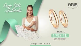 Alyans fırsatı! Pırlantalı alyans çifti 1.798 TL