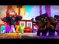 SUPERMAN OLDUM !! EKİP İLE HIRSIZLARLA SAVAŞTIK !! -minecraft CRAZYCRAFT