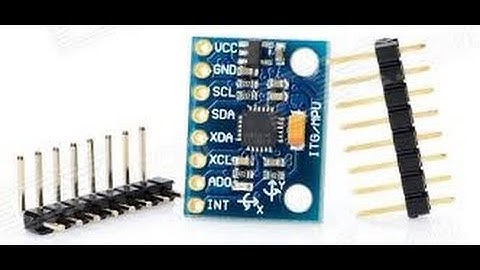 GY-521 (MPU6050) Accelerometer and Gyro with Arduino !