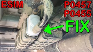 How to Fix P0457 P0455 ESIM on Jeep Wrangler - YouTube