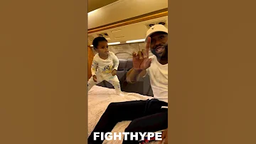 FLOYD MAYWEATHER’S GRANDSON “A HANDFUL” BOXING FOR CANDY & SHOWIN OUT ON AIR MAYWEATHER