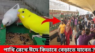 পাখি রেখে কিভাবে বেড়াতে যাবেন | ঈদে বাড়ি যাবেন | বাজরিগার, লাভবার্ড, ককাটেল, পাখি পালন | Grow Life by grow life 6,472 views 1 month ago 6 minutes, 25 seconds