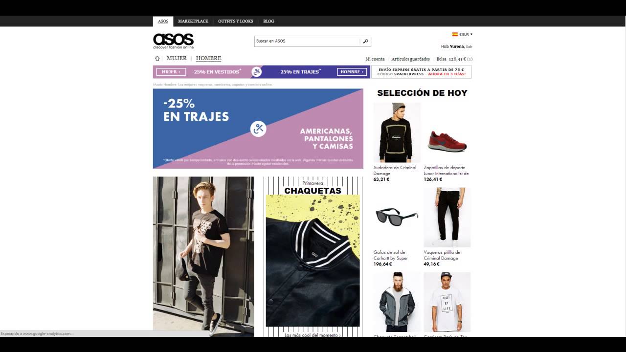 Como utilizar un codigo promocional Asos - YouTube