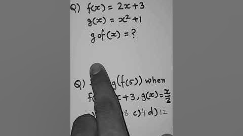 COMPOSITE FUNCTIONS ( fog(x) or gof(x) ) for JEE MAINS/NDA/AIRFORCE