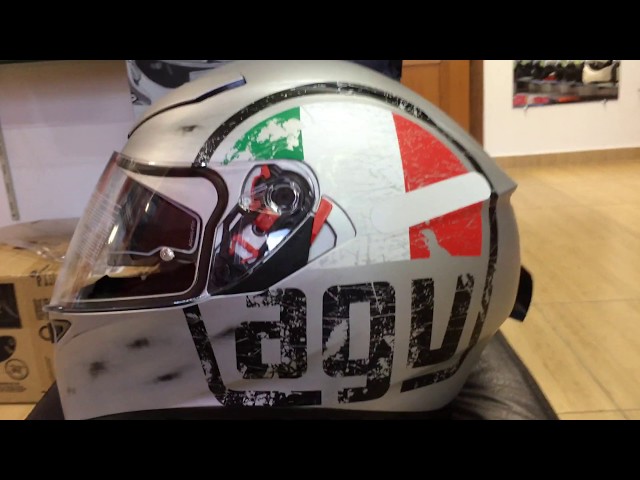 Capacete AGV K3 SV Scudetto Prata - YouTube